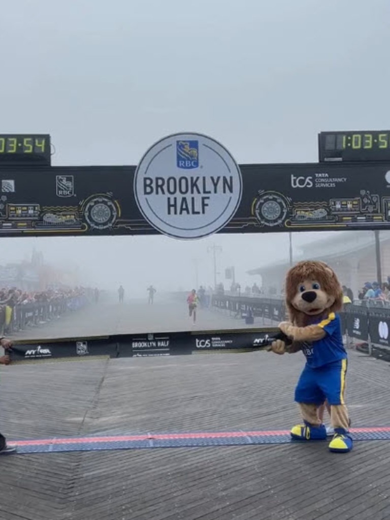 The race finished at the Coney Island boardwalk. Picture: New York Road Runners/Instagram