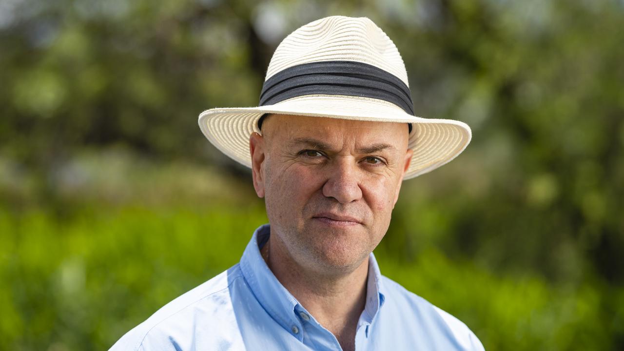 Queenslands chief health officer Dr John Gerrard after a media call to raise awareness of Japanese encephalitis virus (JEV). Picture: Kevin Farmer