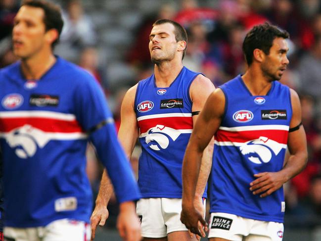 Luke Darcy played more than 200 games for the Dogs. (Photo by Ryan Pierse/Getty Images)