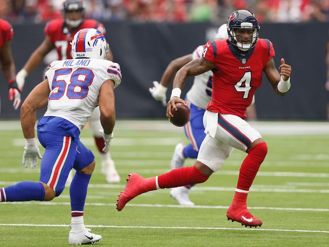 Houston’s quarterback Deshaun Watson. Picture: Getty Images