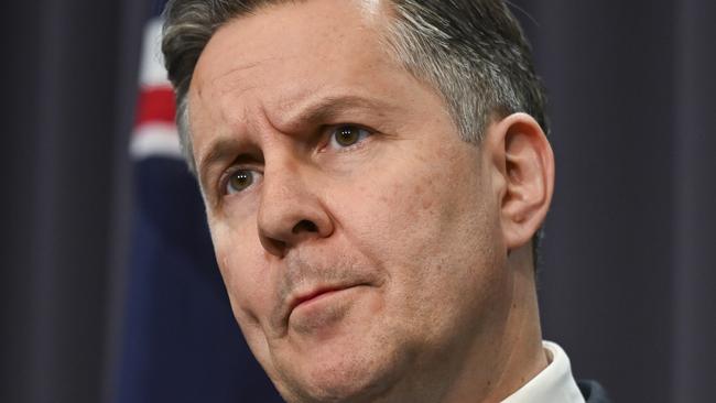 Health Minister Mark Butler says student debt is ‘higher than it’s ever been.’ Picture: NewsWire / Martin Ollman