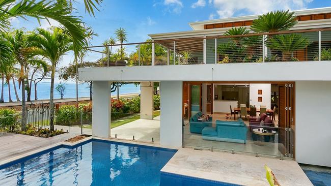 Ameeril Pty Ltd bought this Clifton Beach mansion for $2.05m in April 2021.