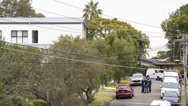 Several homes remain cordoned off as police investigate. Picture:NewsWire/ Monique Harmer