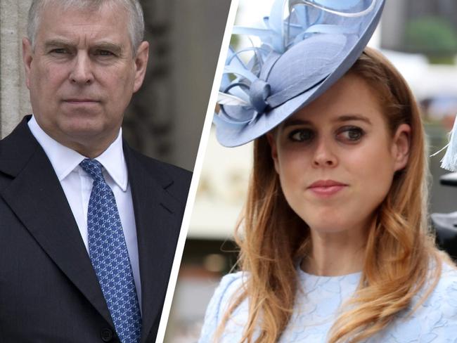 Prince Andrew’s daughter Princess Beatrice has cancelled her engagement party thanks to the backlash against him. Picture: Supplied