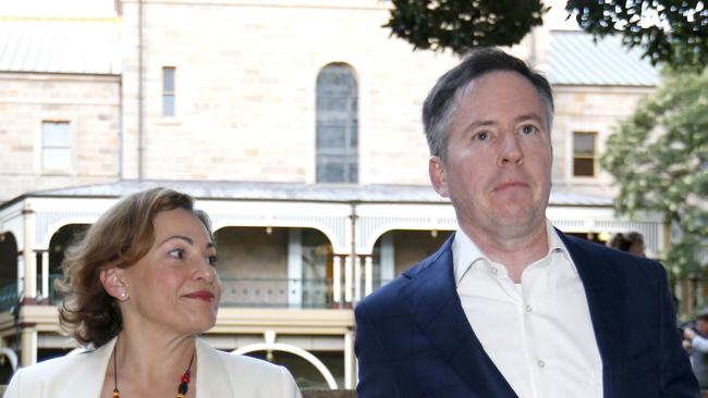 Jackie Trad with husband Damien van Brunschot