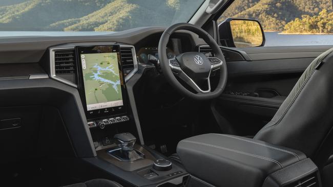 An iPad like display with smartphone mirroring apps, 12.3-inch digital driver display and leather-look finishes are key features of the Volkswagen Amarok Style TDI600.