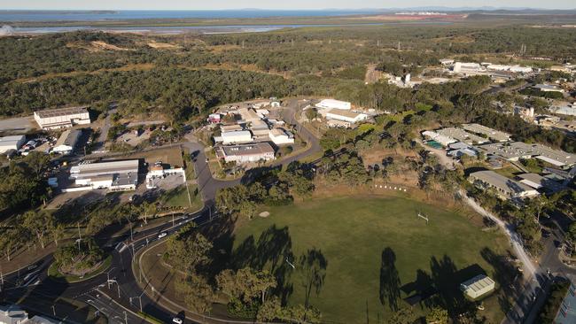 Toolooa High School and looking West to Toolooa. Picture: Rodney Stevens DJI Mavic Air 2 drone