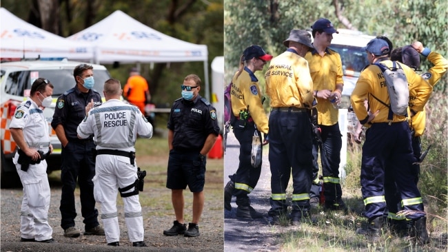 More than 100 officers were involved in the search that spanned over five days. Picture: Tim Hunter / David Swift