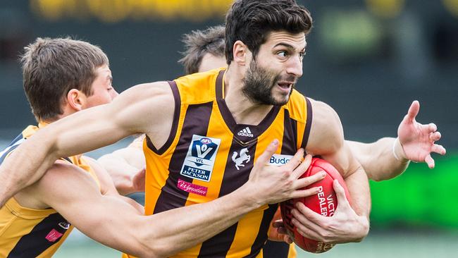 At 26 David Mirra finally has his AFL opportunity. Picture: Stuart Walmsley