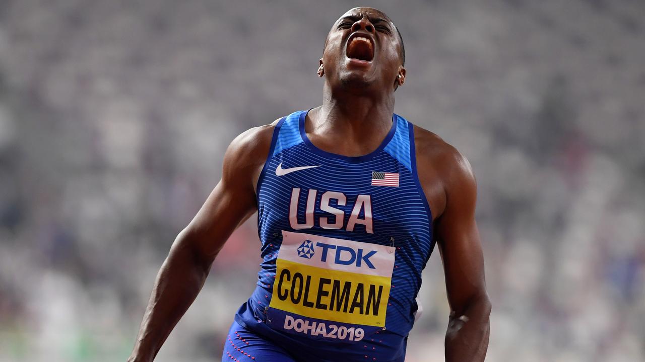 World Athletics Championship Christian Coleman Men S 100m World S Fastest Man Tokyo 2020