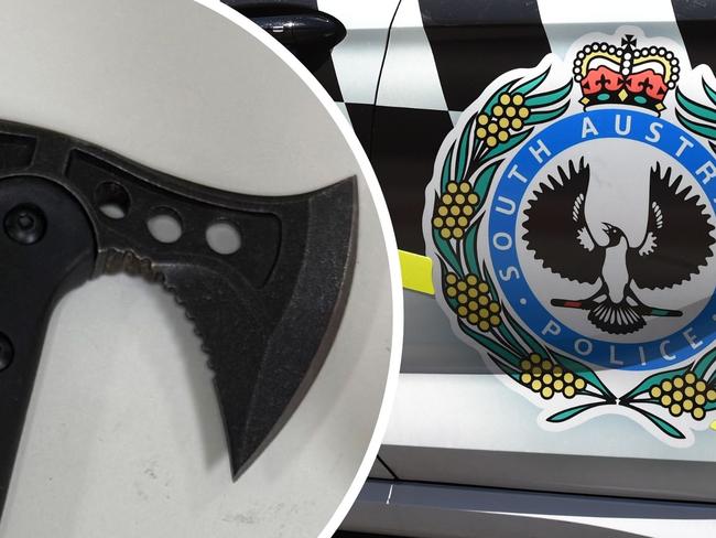 Axe-wielding suspect on the run after terrifying servo robberies