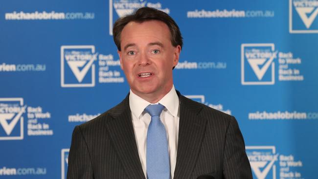 Victorian Opposition Leader Michael OBrien. Picture: David Crosling