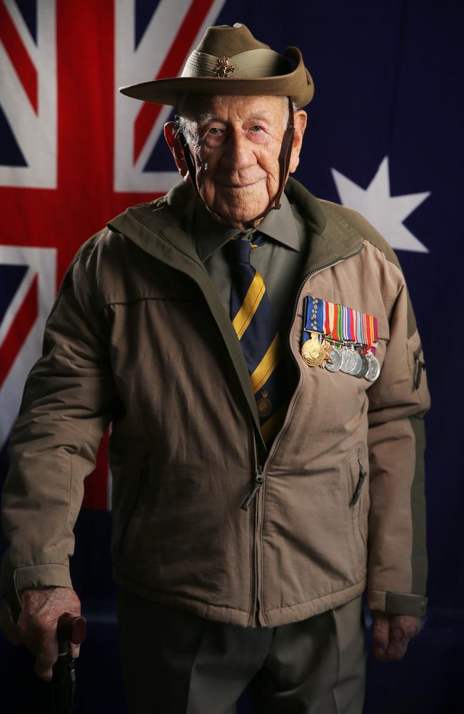 WWII veteran Henry “Corky” Caldwell. Picture: Nathan Edwards