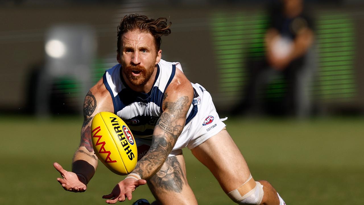 Zach Tuohy played on a wing. Picture: Michael Willson/AFL Photos via Getty Images