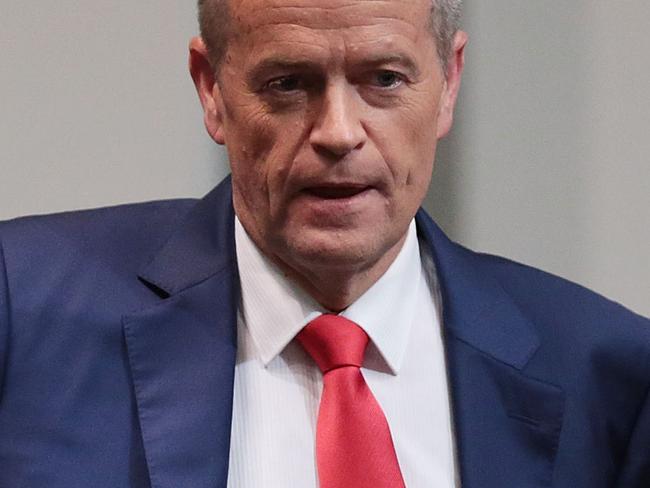 CANBERRA, AUSTRALIA - MAY 11:  Opposition Leader Bill Shorten after delivering his budget reply address in the House of Representatives at Parliament House on May 11, 2017 in Canberra, Australia. The Turnbull Government's second budget has delivered additional funds to education, a plan to assist first home buyers, along with a crackdown on welfare.  (Photo by Stefan Postles/Getty Images)