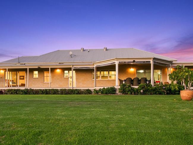 Tim Cahill's Byron Bay hinterland property.