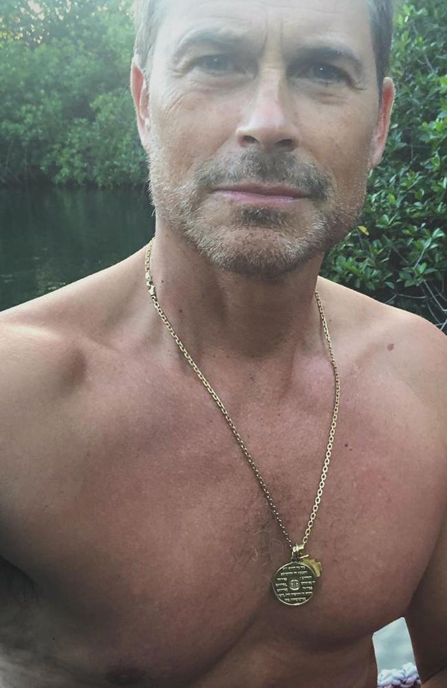 Hollywood actor Rob Lowe, 55, has been living a low-carb lifestyle (Atkins) since he was in his 30s. Picture: Instagram/RobLowe