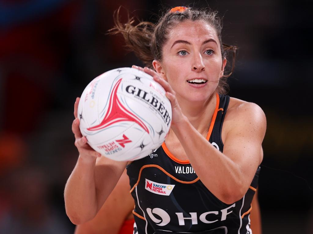 Amy Parmenter has a big role to play for Giants against the Vixens. Picture: Mark Kolbe/Getty Images