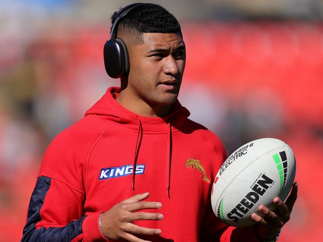 Isaiya Katoa is leading the Dolphins’ charge to a first finals series. Picture: Jason McCawley/Getty Images