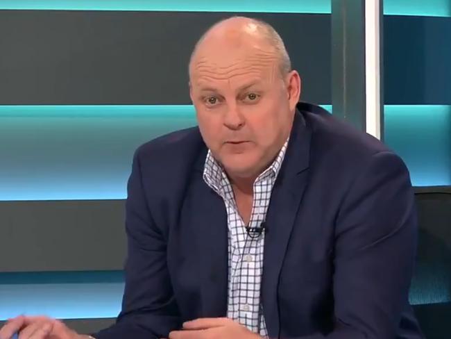 Billy Brownless received a touching tribute from his Sunday Footy Show co-hosts.