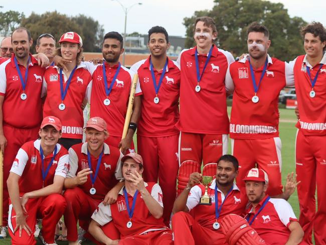 Mordialloc celebrates its premiership in CSB Division 1.