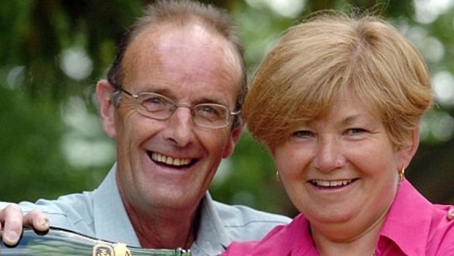 Died penniless and alone ... Keith Gough with his ex-wife Louise thought he’d never have to worry about money again. Wrong.