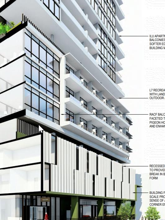 Development plans for the Ozcare application for 43 Evelyn St, Newstead 