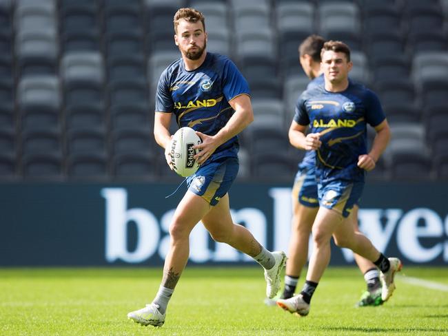 Clint Gutherson is determined to make sure the Eels bounce back from their 19-0 defeat against Canberra. Source: Parramatta Eels