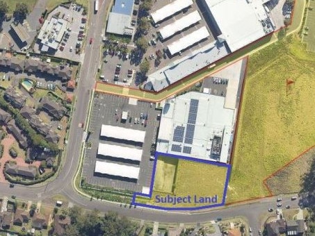 Site of the $6.5m DA for a medical centre and childcare centre at Lisarow.