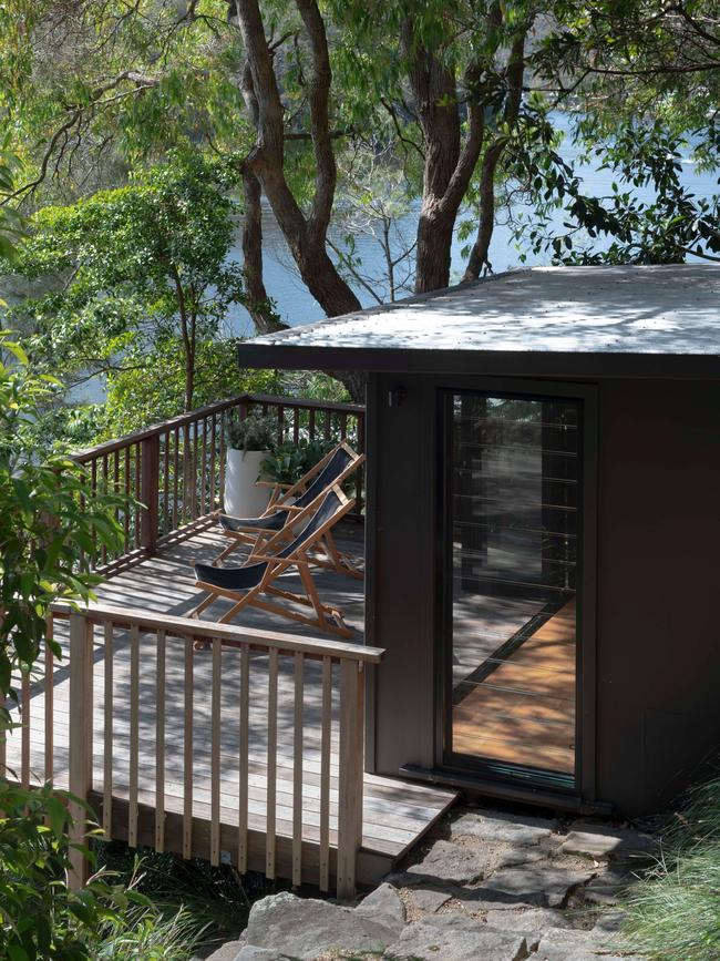 Shady deck, Calabash Bay Lodge.