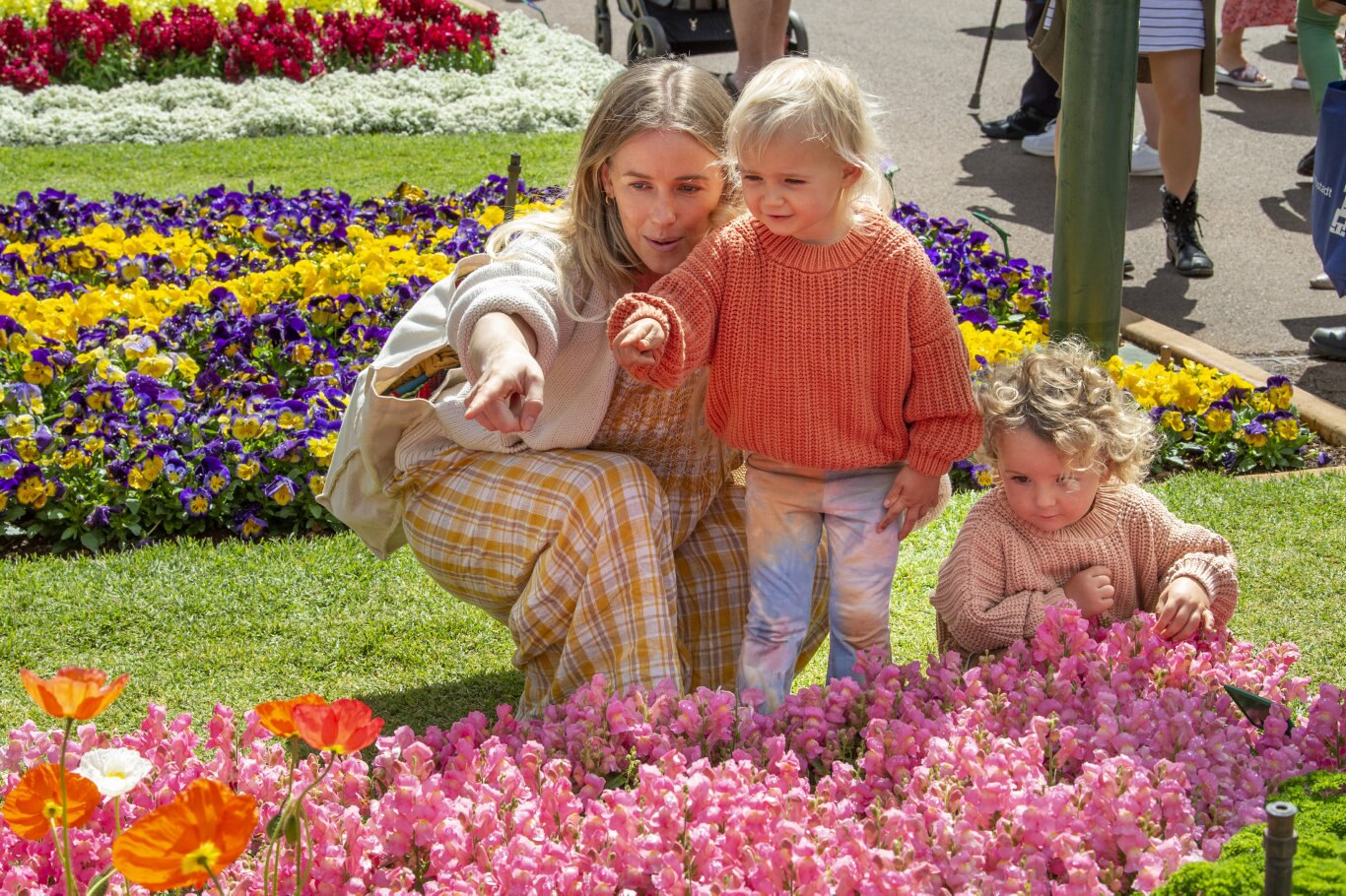 (from left) Sandra, Willow and Banjo Taylor