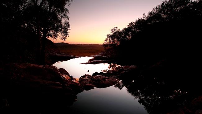 The majestic Gunlom Falls in Kakadu National Park will be closed by Traditional Owners amid a court case regarding the construction of a walkway. Picture: Justin Kennedy