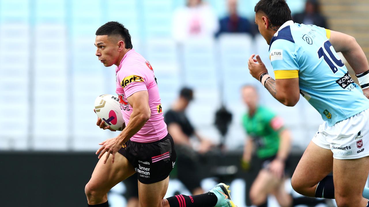 Soni Luke showcased his outstanding potential for for Penrith in the State Championship. Picture: NRL Images