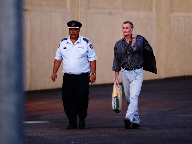 Gordon Wood leaves Goulburn Jail after being acquitted of the murder of Caroline Byrne by the NSW Court of Appeal