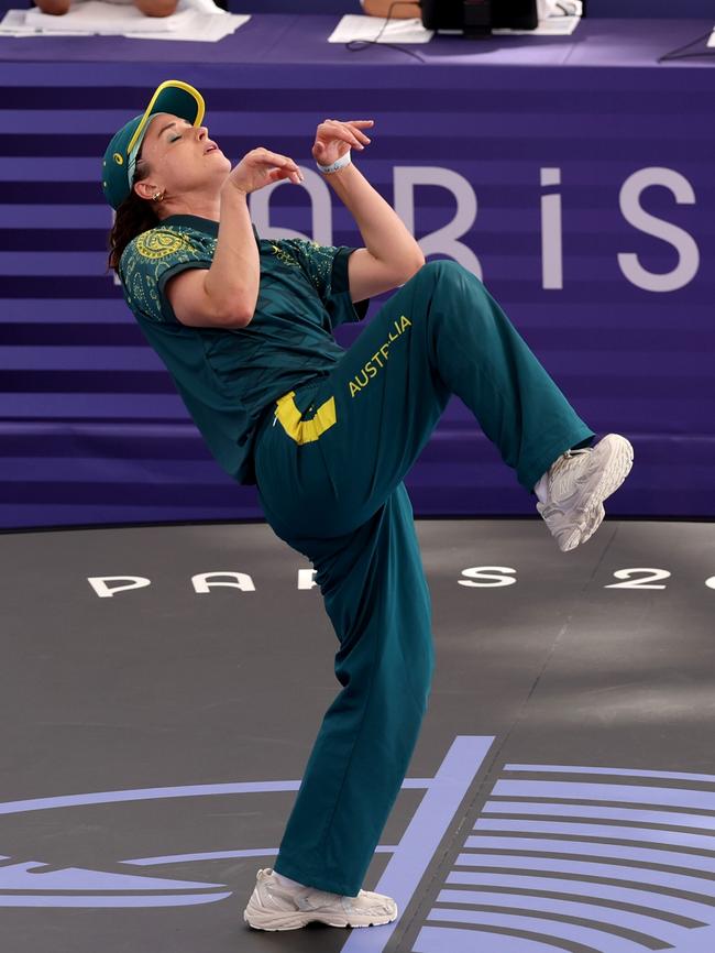 Raygun in her Olympic performance. Photo by Ezra Shaw/Getty Images