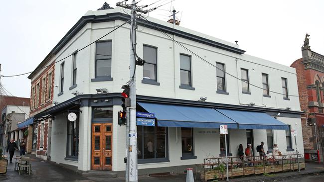 Carlton Wine Room, opposite DOC on Faraday St, Carlton. Picture: Mark Stewart