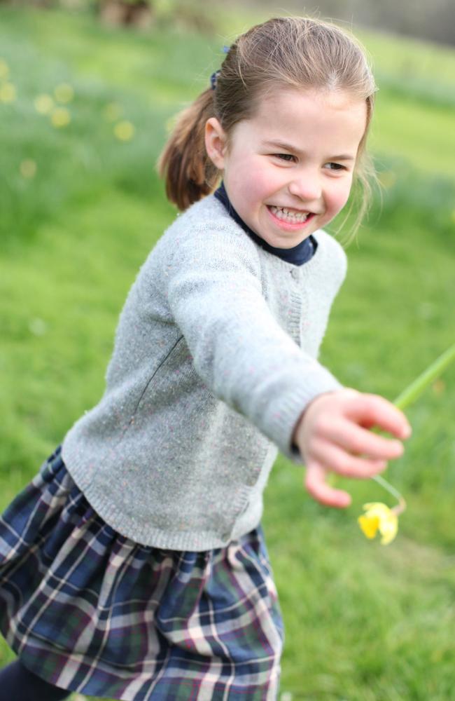 She’s Princess Charlotte, thank you. Picture: The Duchess of Cambridge