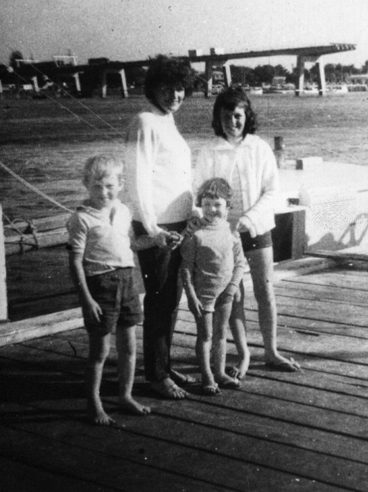 The Crawford family, who were found dead in the family car, at the bottom of a cliff at Port Campbell on July 8, 1970.