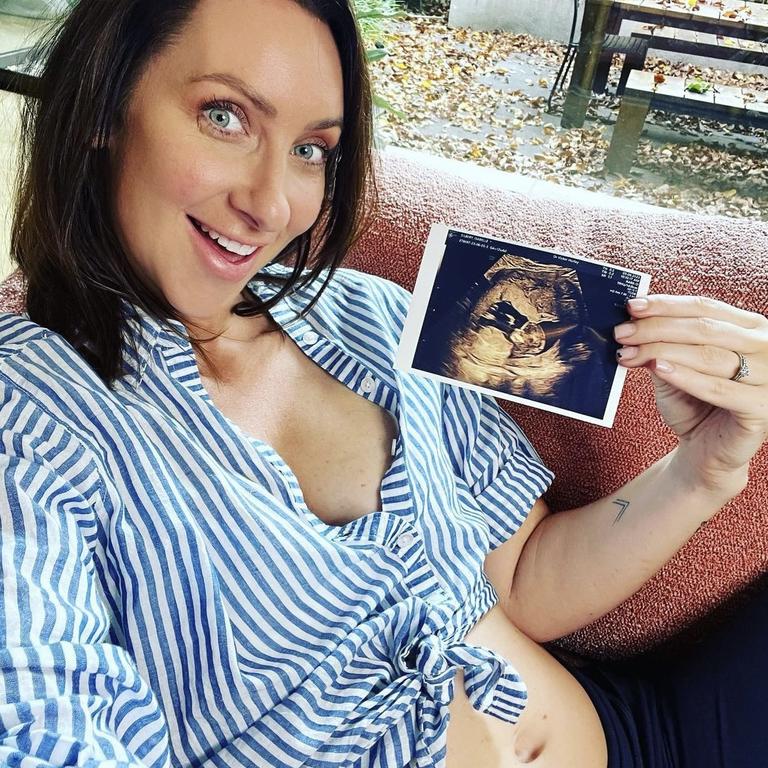 Isabelle announced her pregnancy in June.