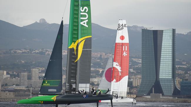 The Australia SailGP team beat Team Japan in a final match race to claim the inaugural SailGP crown.