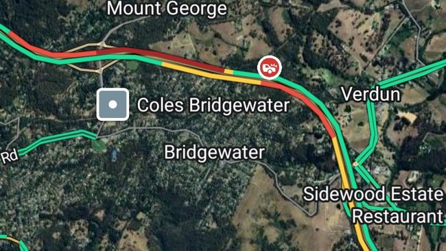Police warned of heavy traffic delays.
