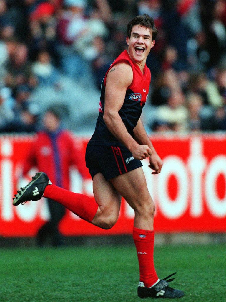 Brad Green was best on ground in the 2000 qualifying final. Picture: Graham Crouch