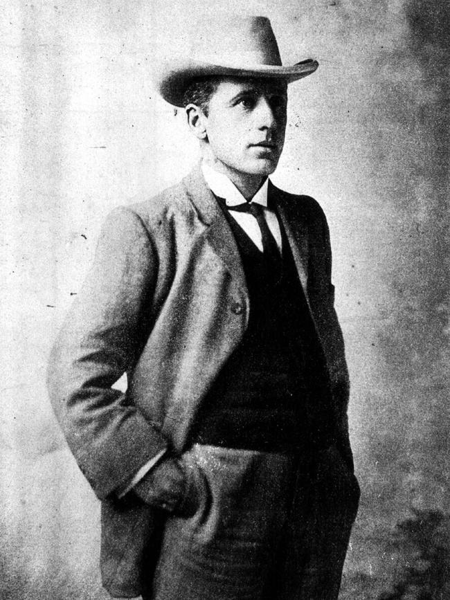 Fellow bush poet Banjo Paterson in a circa 1905 portrait.