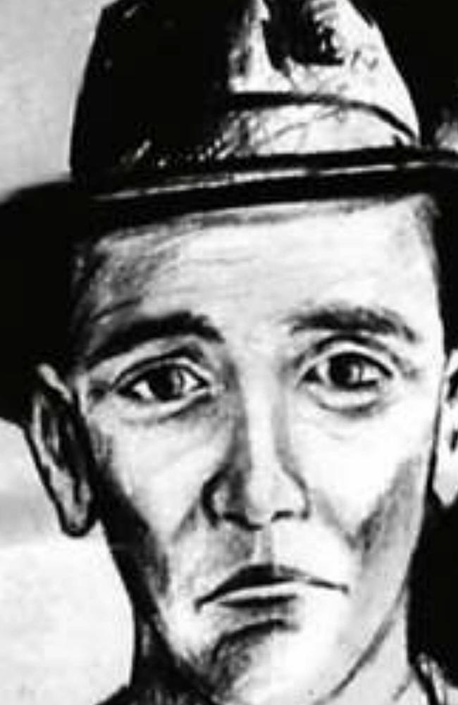 A police sketch of the man believed to have abducted Joanne Ratcliffe and Kirste Gordon. Picture: Supplied