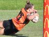 The Herbert River Crushers Women’s team drew 20-20 with Townsville Brothers in a hard-fought contest in Ingham on Saturday. Picture: Cameron Bates