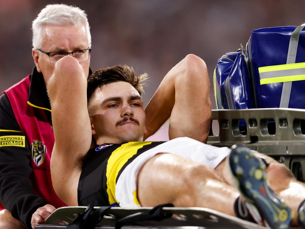 The Tigers were ravaged by knee injuries in 2024. Picture: Dylan Burns/AFL Photos via Getty Images