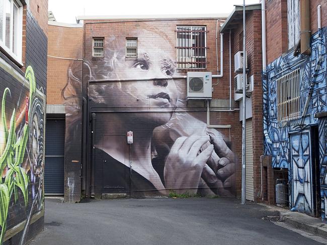 The Back Alley Gallery in Lismore should be inspiration for what is possible in the CBD. Photo: Kate O'Neill