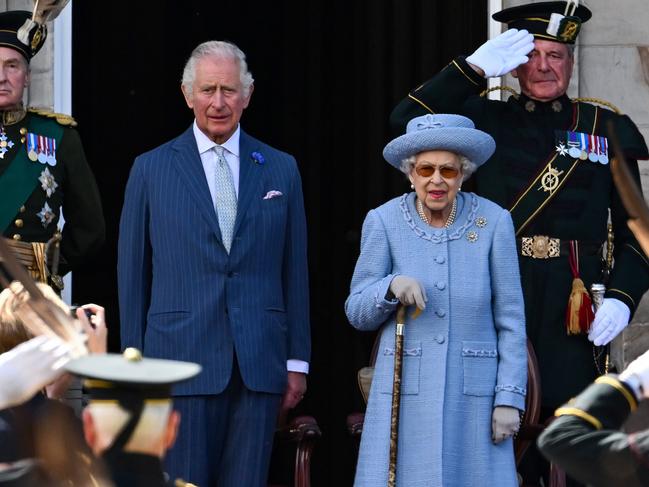 Prince Charles joined the Queen on day four of her Royal tour of Scotland. Picture: Getty Images