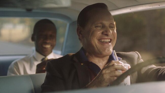 Viggo Mortensen (foreground) and Mahershala Ali in <i>Green Book</i>. Picture: Universal Pictures/AP