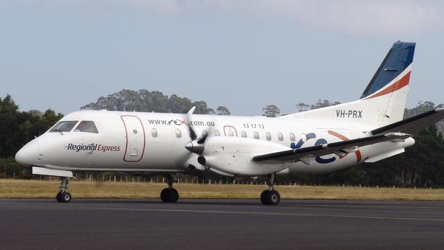 Regional Express Airlines' Saab 340 aircraft. Photo Contributed